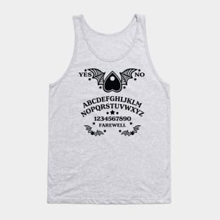 Batwing Planchette Spirit Board - Classic Cream & Black Tank Top